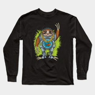 Sloth Machine Long Sleeve T-Shirt